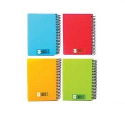 کاج دفترچه 160 برگ طلقی بغل بازشو